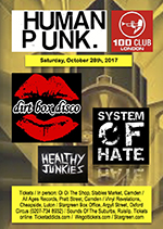 System of Hate - The 100 Club, Oxford Street, London 28.10.17